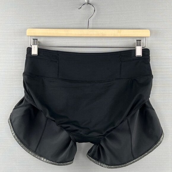 RARE Print! Lululemon Speed Up Short *4" Foil Sz. 4 Wide Leg Lined - Like New! - Picture 5 of 13